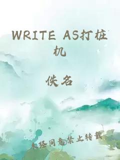 WRITE AS打桩机