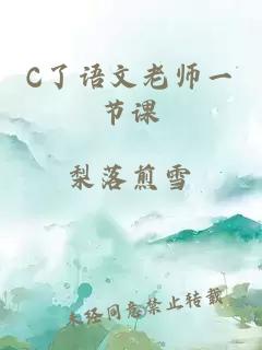 C了语文老师一节课