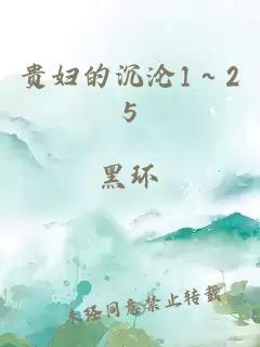 贵妇的沉沦1～25