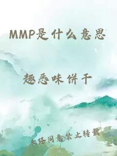 MMP是什么意思