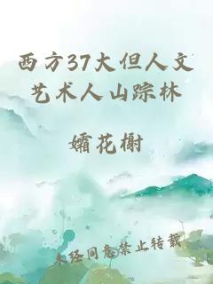 西方37大但人文艺术人山踪林