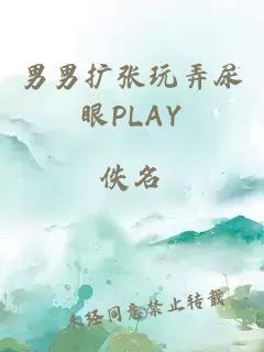 男男扩张玩弄尿眼PLAY