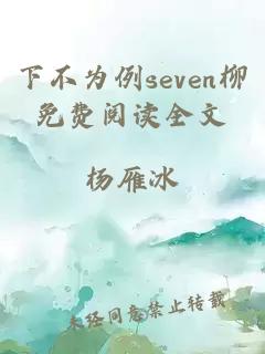 下不为例seven柳免费阅读全文