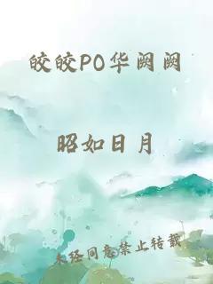 皎皎PO华阙阙