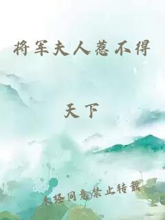 将军夫人惹不得