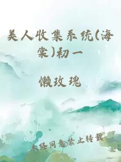 美人收集系统(海棠)初一