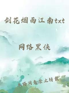 剑花烟雨江南txt