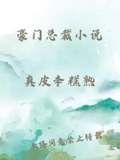 豪门总裁小说