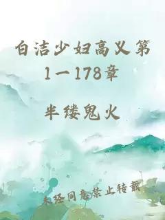 白洁少妇高义第1一178章